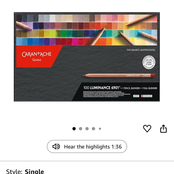 Caran D'Ache Geneve color pencils - Picture 3 of 3